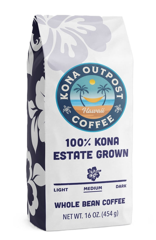 100% Hawaiian Kona Coffee - Estate Grown - Medium Roast